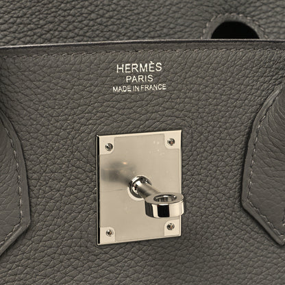 Hermes Togo Birkin 30 Gris Meyer 6 of 11
