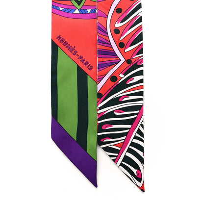 Hermes Silk Le Jardin de la Maharani Twilly 2 of 3