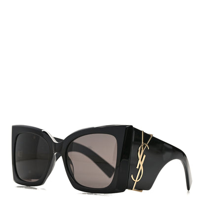 Saint Laurent Acetate Blaze Sunglasses SL M119 Black 1 of 8