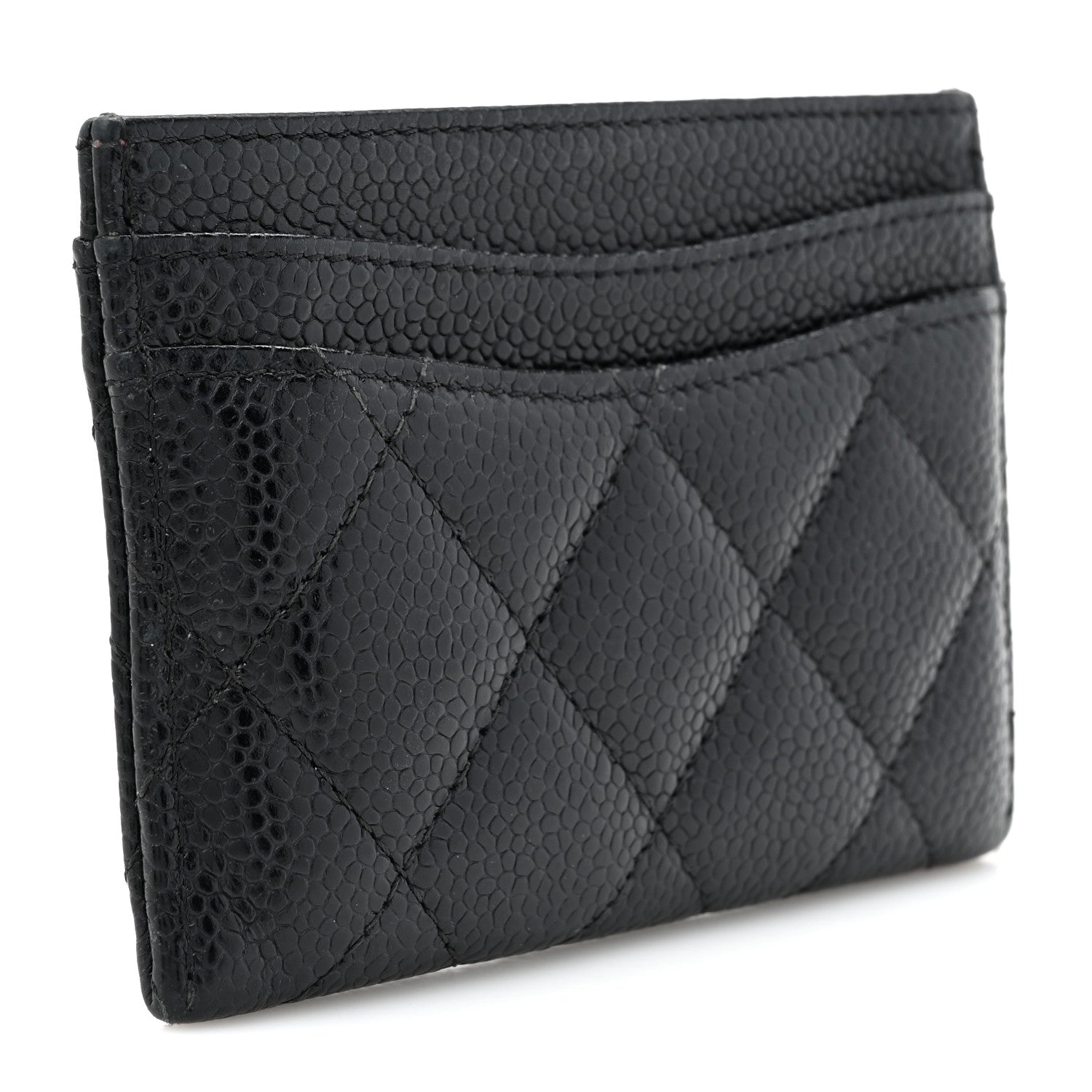Chanel Caviar Quilted Card Holder Black 3 of 10