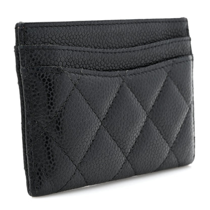 Chanel Caviar Quilted Card Holder Black 3 of 10