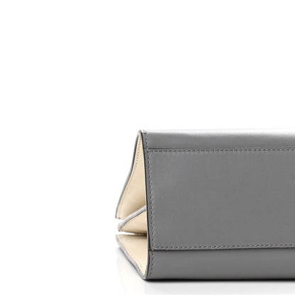 Gucci Nappa Bamboo Web Small Nymphaea Top Handle Bag Deep Grey Mystic White 9 of 14