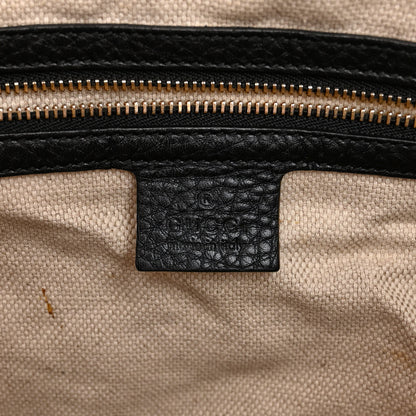 Gucci Pebbled Calfskin Medium Soho Chain Shoulder Bag Black 6 of 12