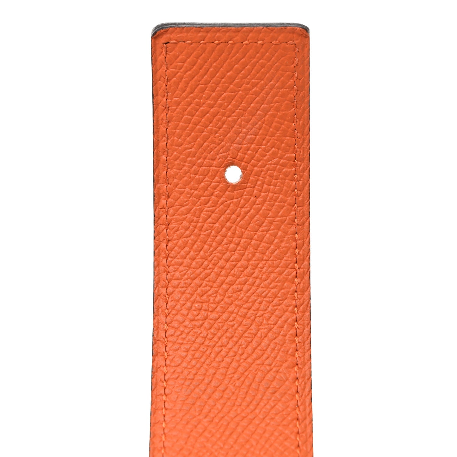 Hermes Swift Epsom 32mm Belt Strap 75 30 Capucine Orange 7 of 9