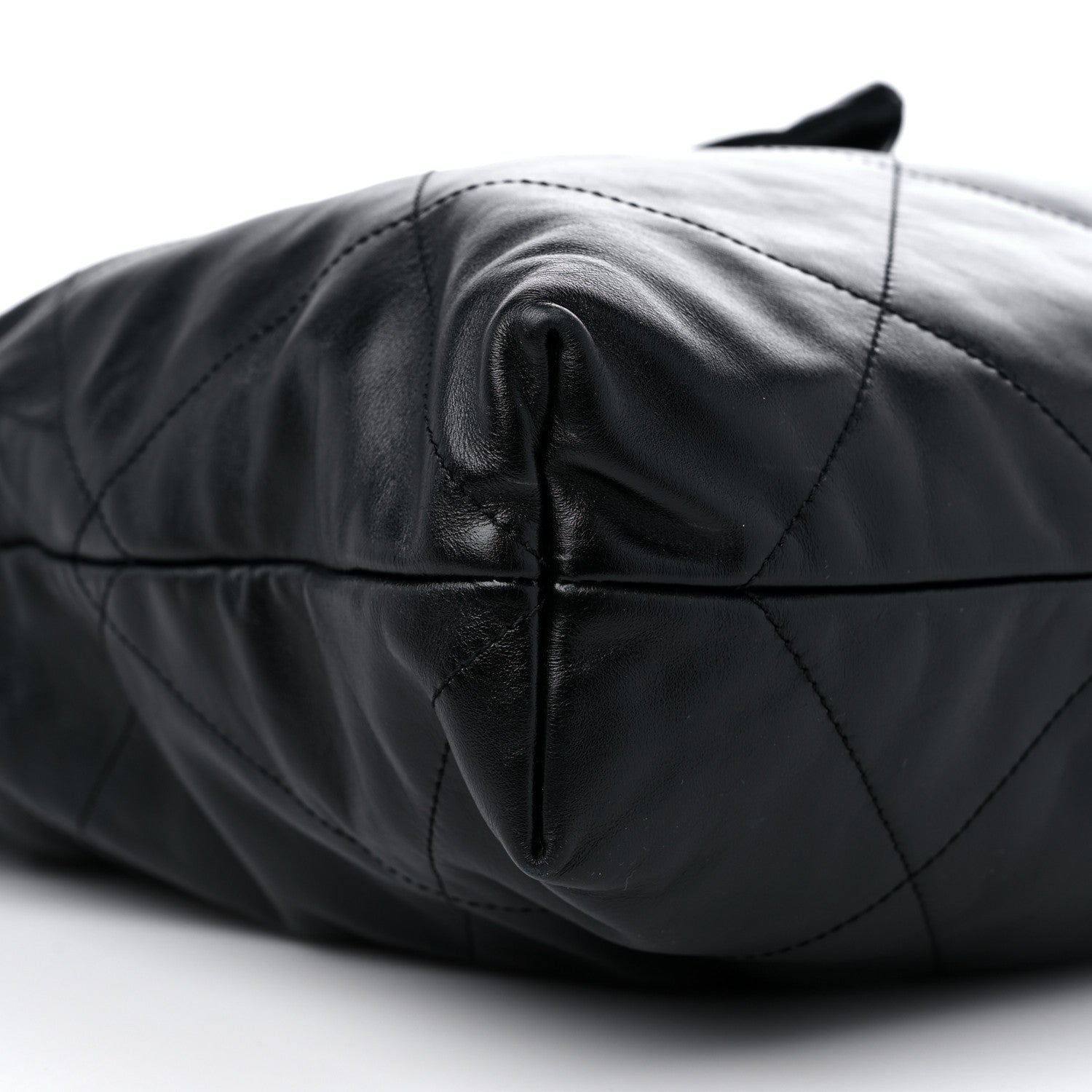 Chanel Shiny Calfskin Quilted Chanel 22 Black 8 of 9