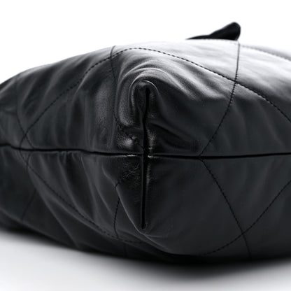 Chanel Shiny Calfskin Quilted Chanel 22 Black 8 of 9