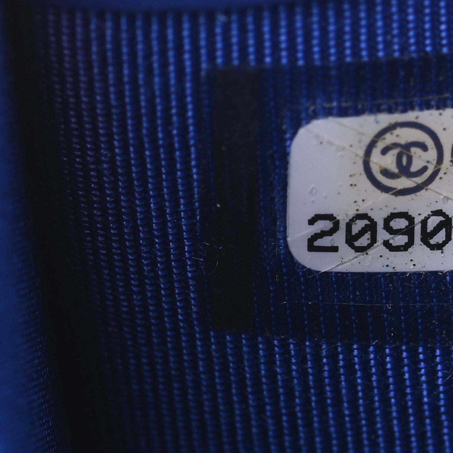 Chanel Lambskin Quilted Yen Wallet Dark Blue 8 of 8