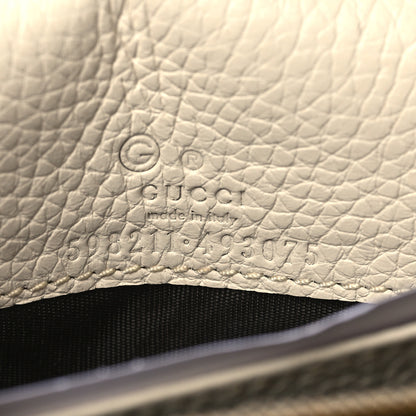 Gucci Pebbled Calfskin Soho Wallet on Chain Ivoire 6 of 9