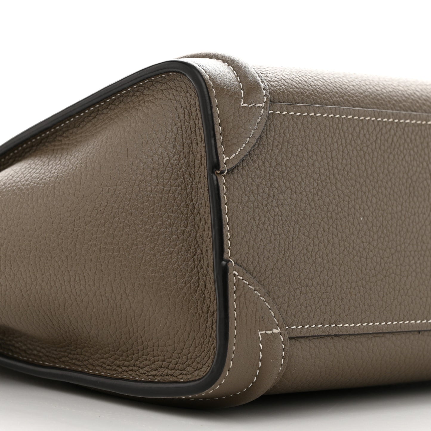 Drummed Calfskin Nano Luggage Souris