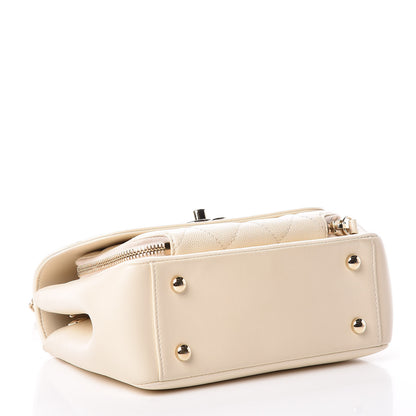 Chanel Caviar Quilted Small Business Affinity Flap White 4 of 9