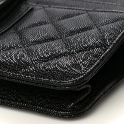 Chanel Caviar Quilted Clutch With Chain Black 9 of 9