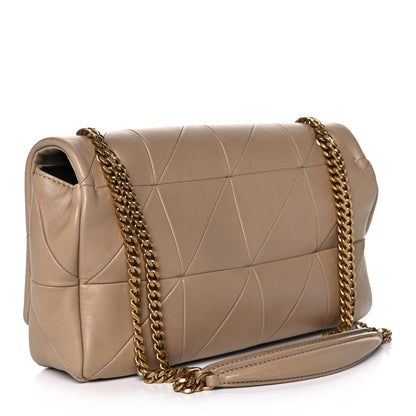 Saint Laurent Lambskin Patchwork Monogram Medium Jamie Beige 2 of 10