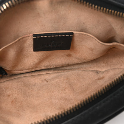 Gucci Calfskin Matelasse GG Marmont Belt Bag 75 30 Black 5 of 10