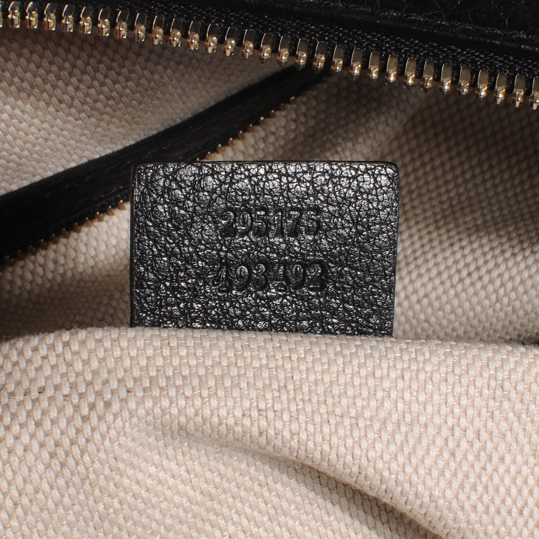 Gucci Pebbled Calfskin Medium Soho Hobo Black 6 of 7