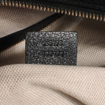 Gucci Pebbled Calfskin Medium Soho Hobo Black 6 of 7