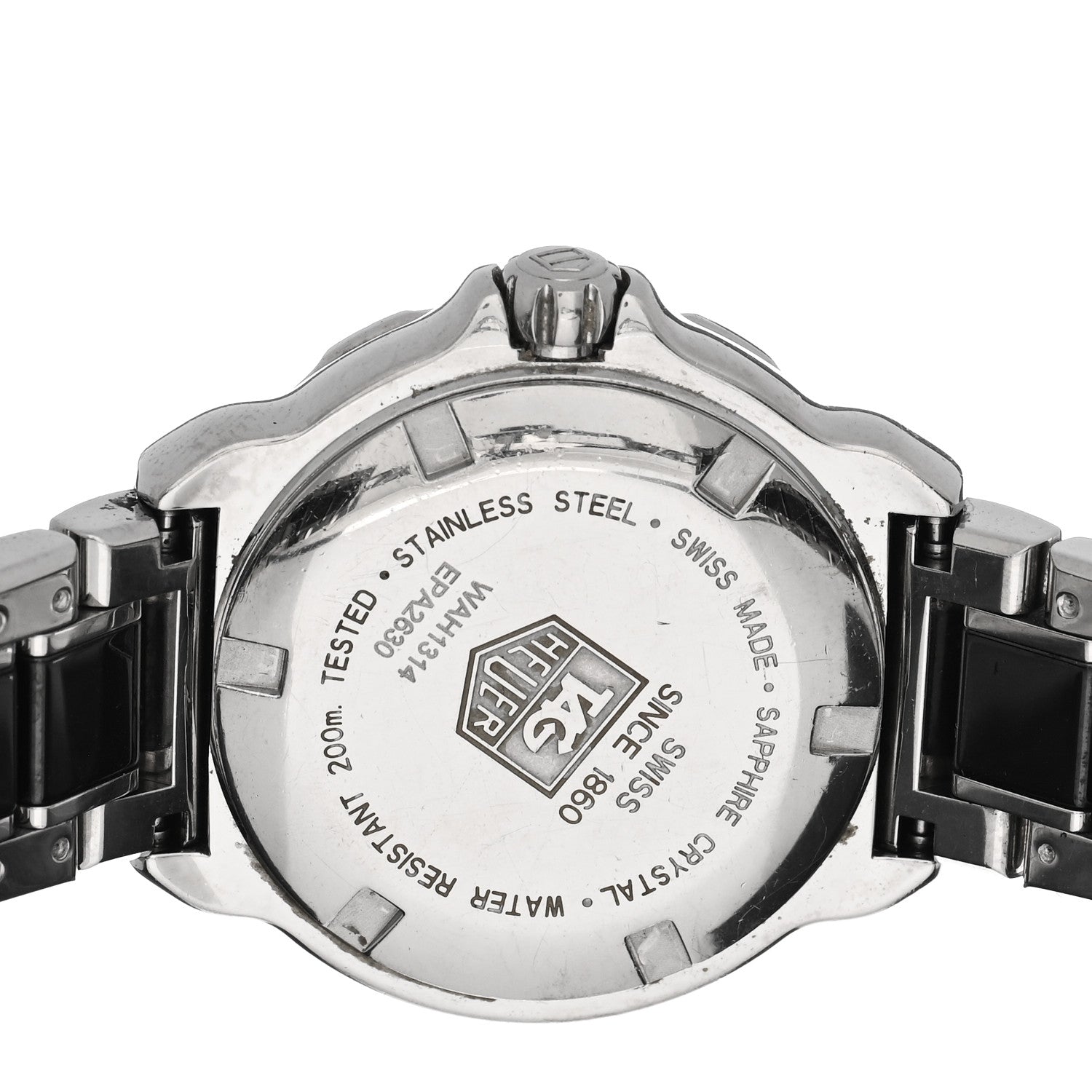 Tag Heuer Stainless Steel Ceramic Diamond 31mm Formula 1 Lady Quartz Watch Black WAH1314 4 of 4