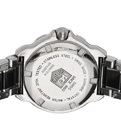 Tag Heuer Stainless Steel Ceramic Diamond 31mm Formula 1 Lady Quartz Watch Black WAH1314 4 of 4