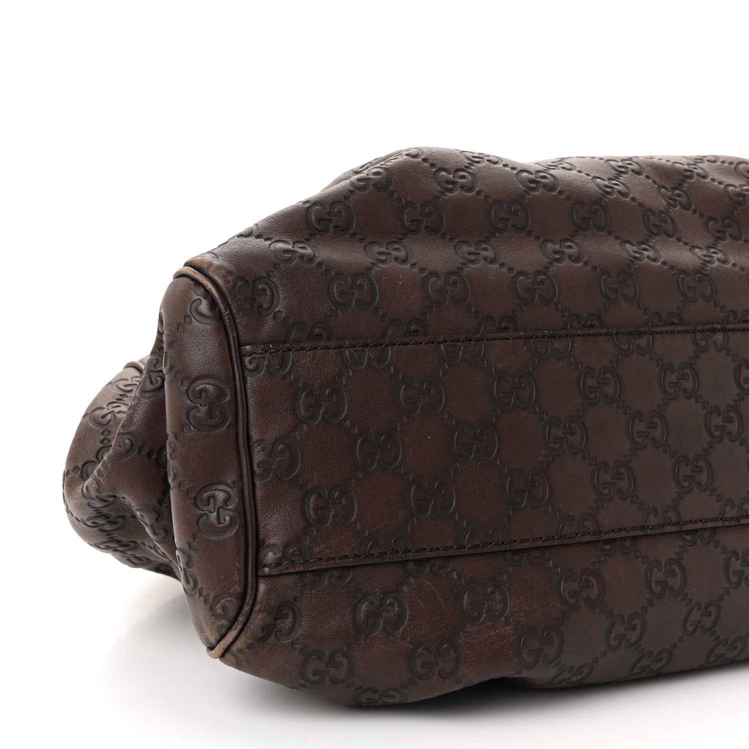 Gucci Guccissima Medium Sukey Tote Chocolate 8 of 9