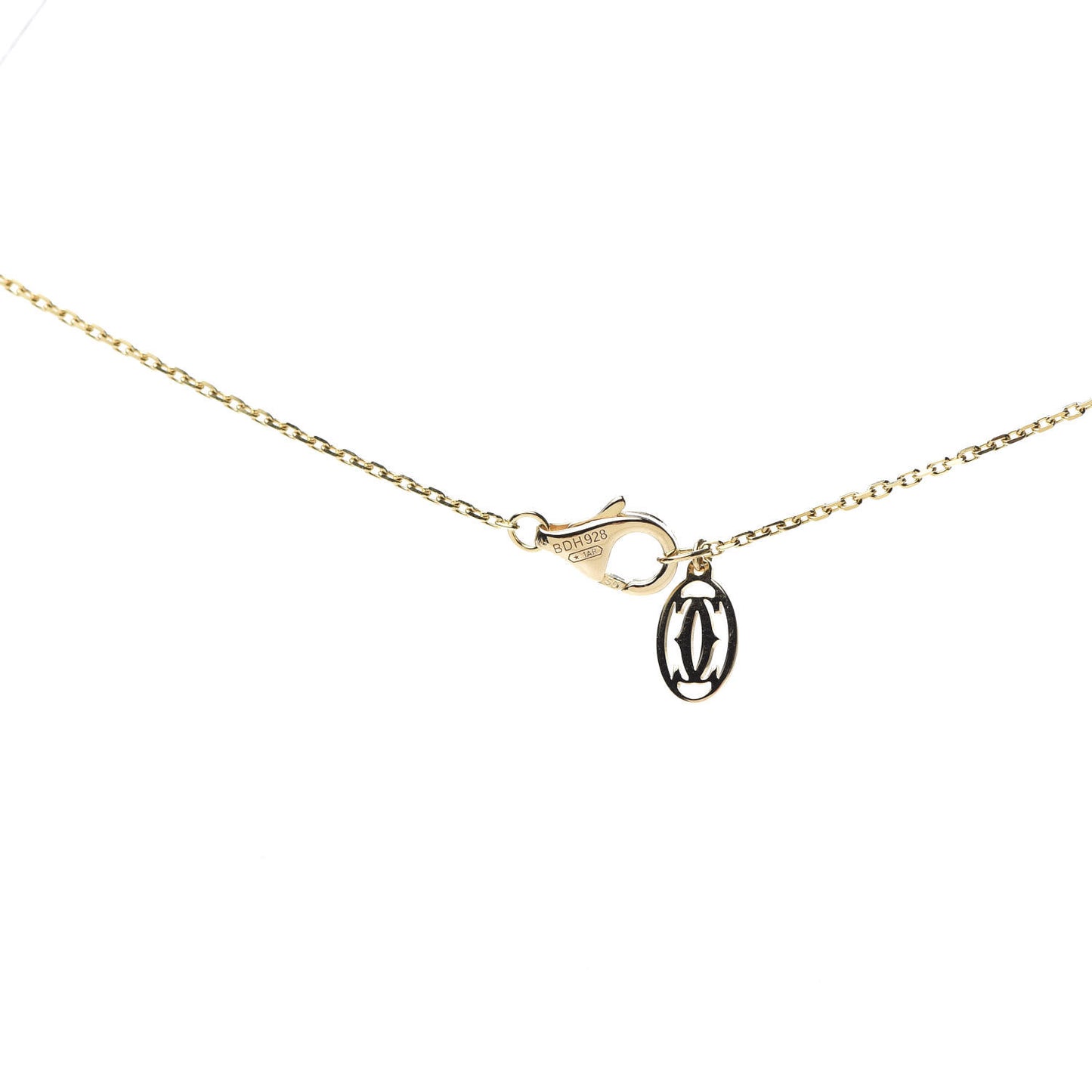 18K Yellow Gold Diamond XS D'Amour Pendant Necklace