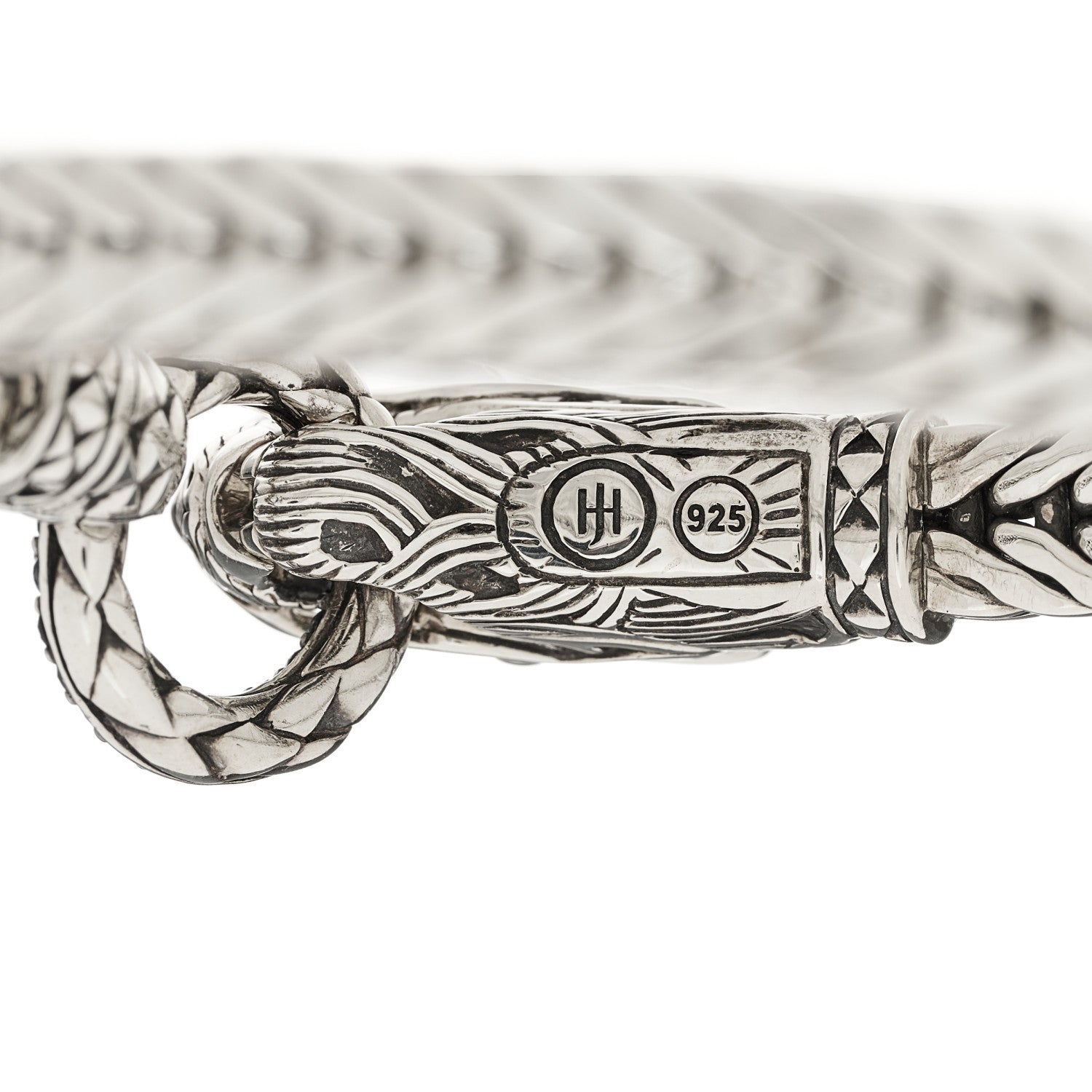 John Hardy Sterling Silver Black Sapphire Legends Naga Station Bracelet 4 of 4