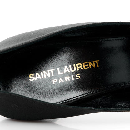 Saint Laurent Satin Crystal Martinique 110 Pump 40 Black 7 of 9