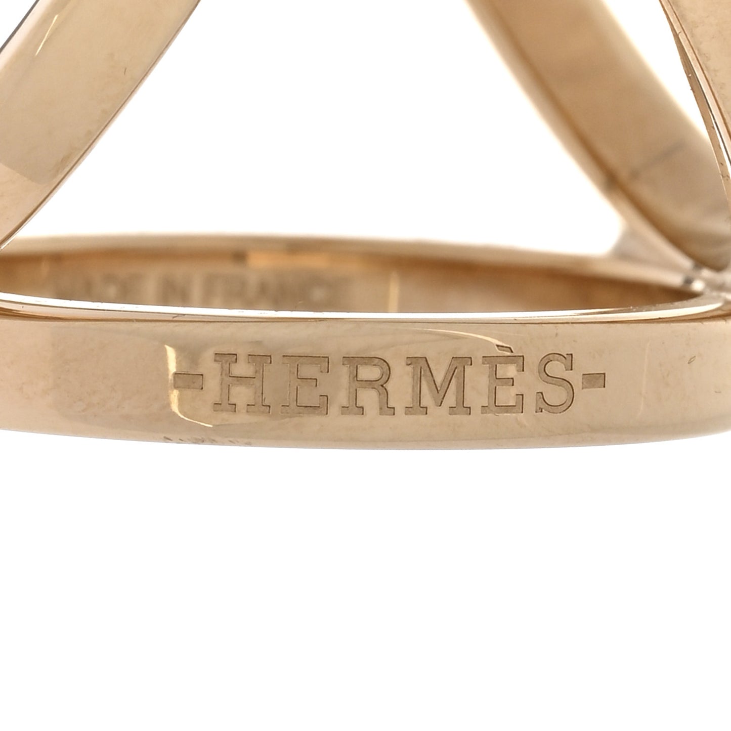 Permabrass Trio Scarf Ring