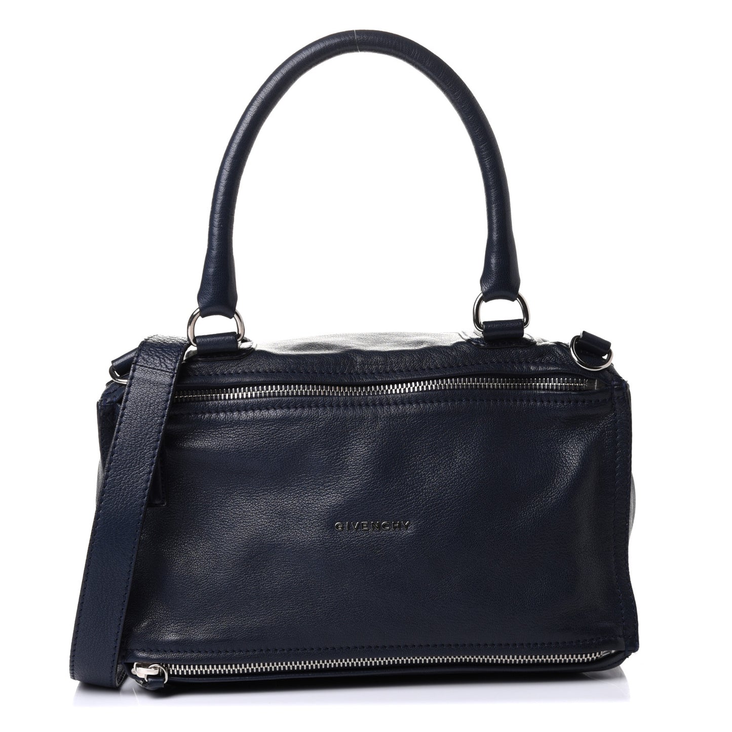 Sugar Goatskin Medium Pandora Navy