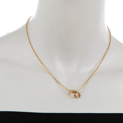 Cartier 18K Pink Yellow White Gold Trinity Pendant Necklace 2 of 6
