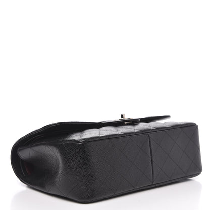 Chanel Caviar Quilted Jumbo Double Flap Black 4 of 11