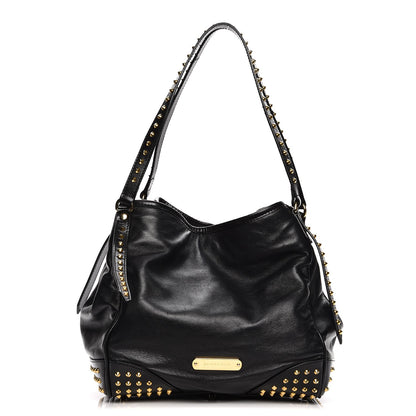 Burberry Lambskin Bridle Studs Small Canterbury Tote Black 1 of 15