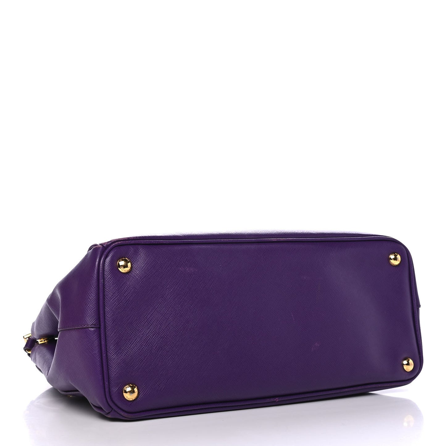 Saffiano Medium Galleria Double Zip Tote Viola
