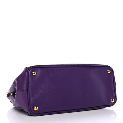 Prada Saffiano Medium Galleria Double Zip Tote Viola 3 of 5