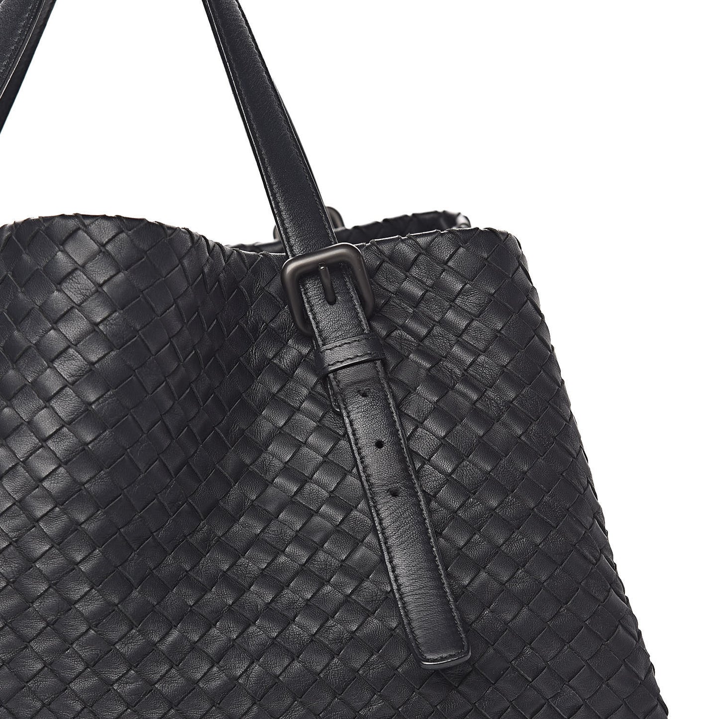 Nappa Intrecciato Large Seamless Tote Ferro