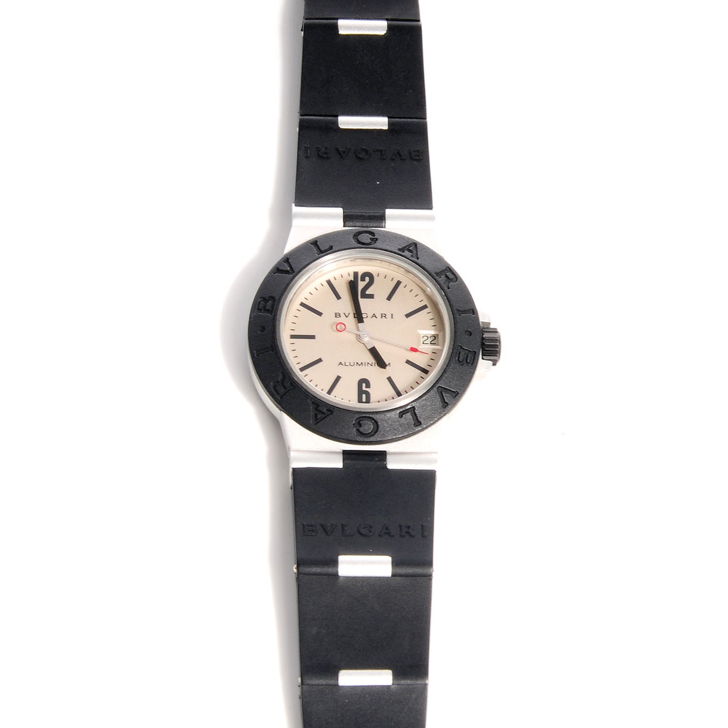 Aluminum Rubber 32mm Diagono Quartz Watch