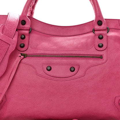 Balenciaga Agneau Classic Hardware City Cyclamen Fucsia 7 of 9