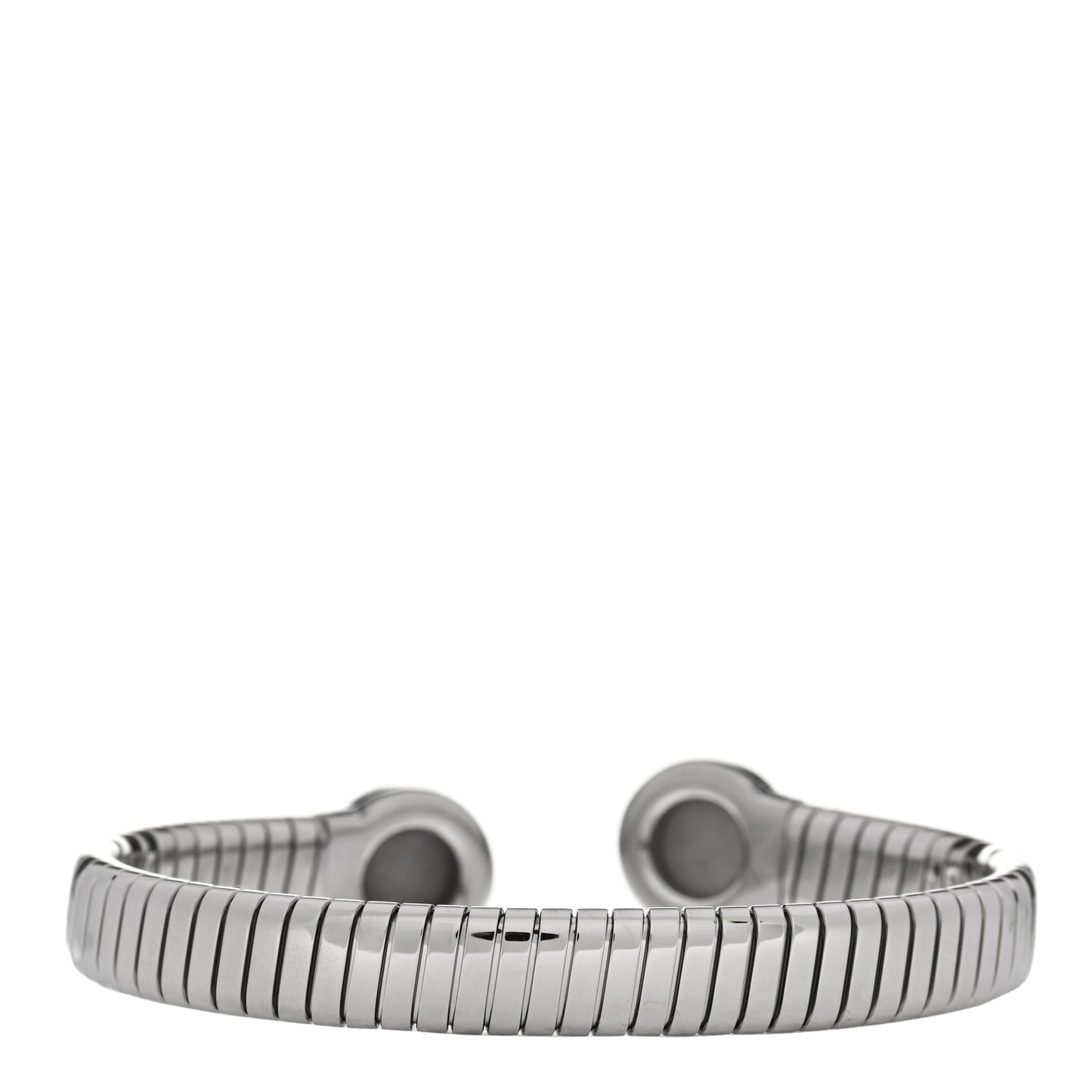 Stainless Steel Black Onyx Tubogas Cuff Bracelet