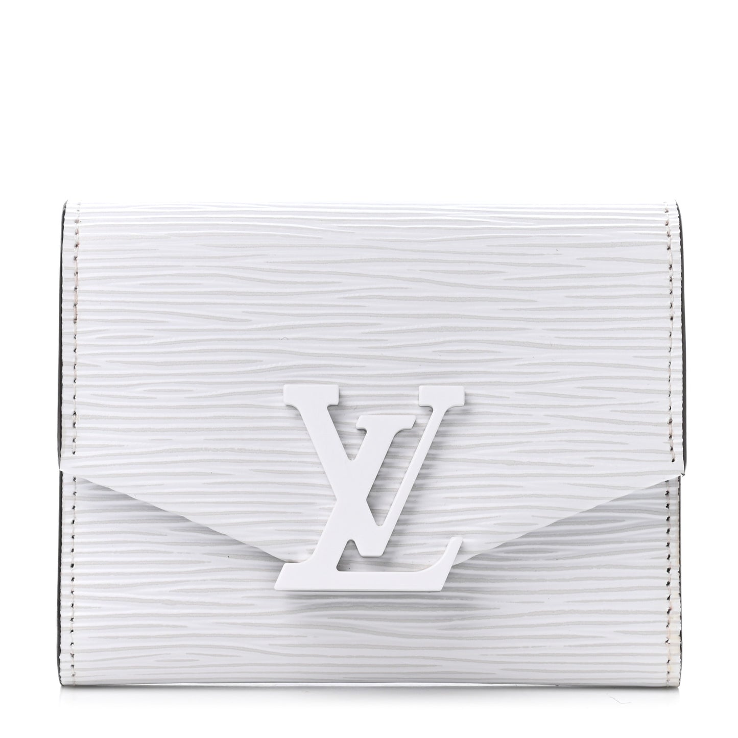 Epi Grenelle Compact Wallet White