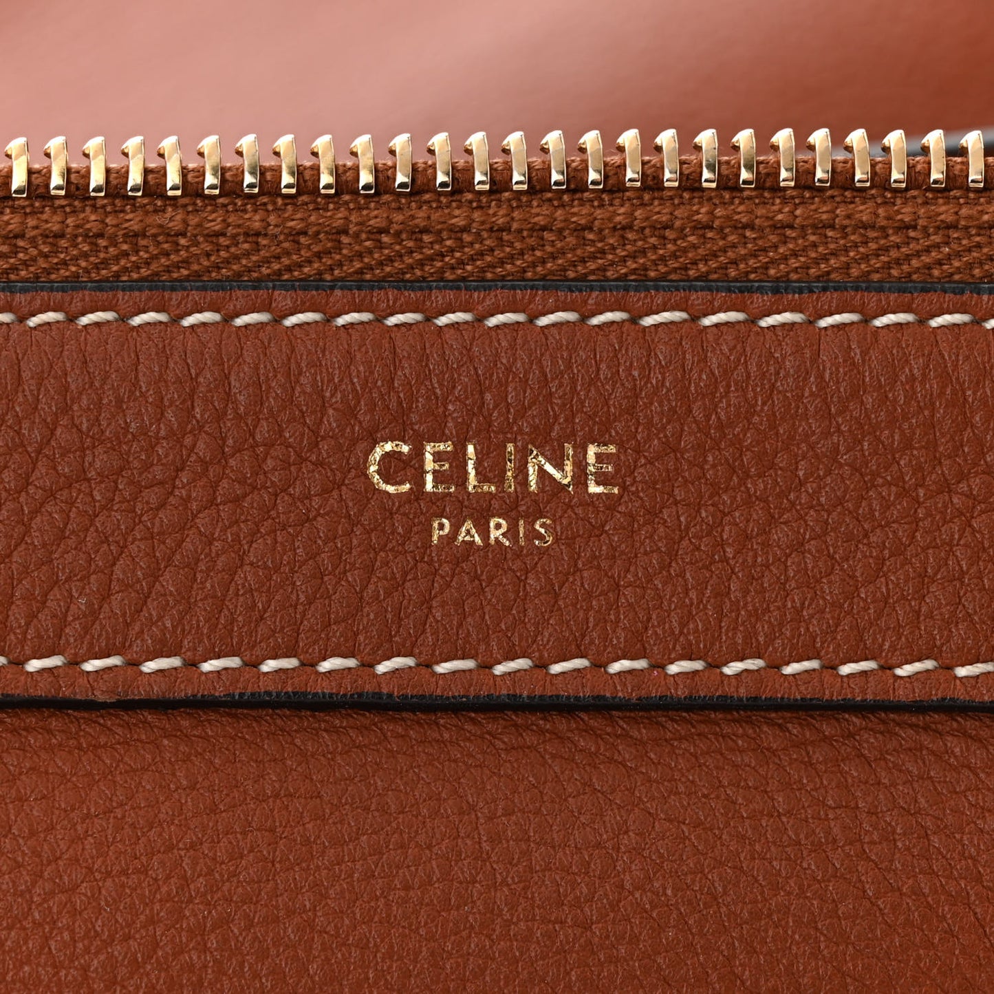 Supple Calfskin Medium Strap Leandre Shoulder Bag Brown