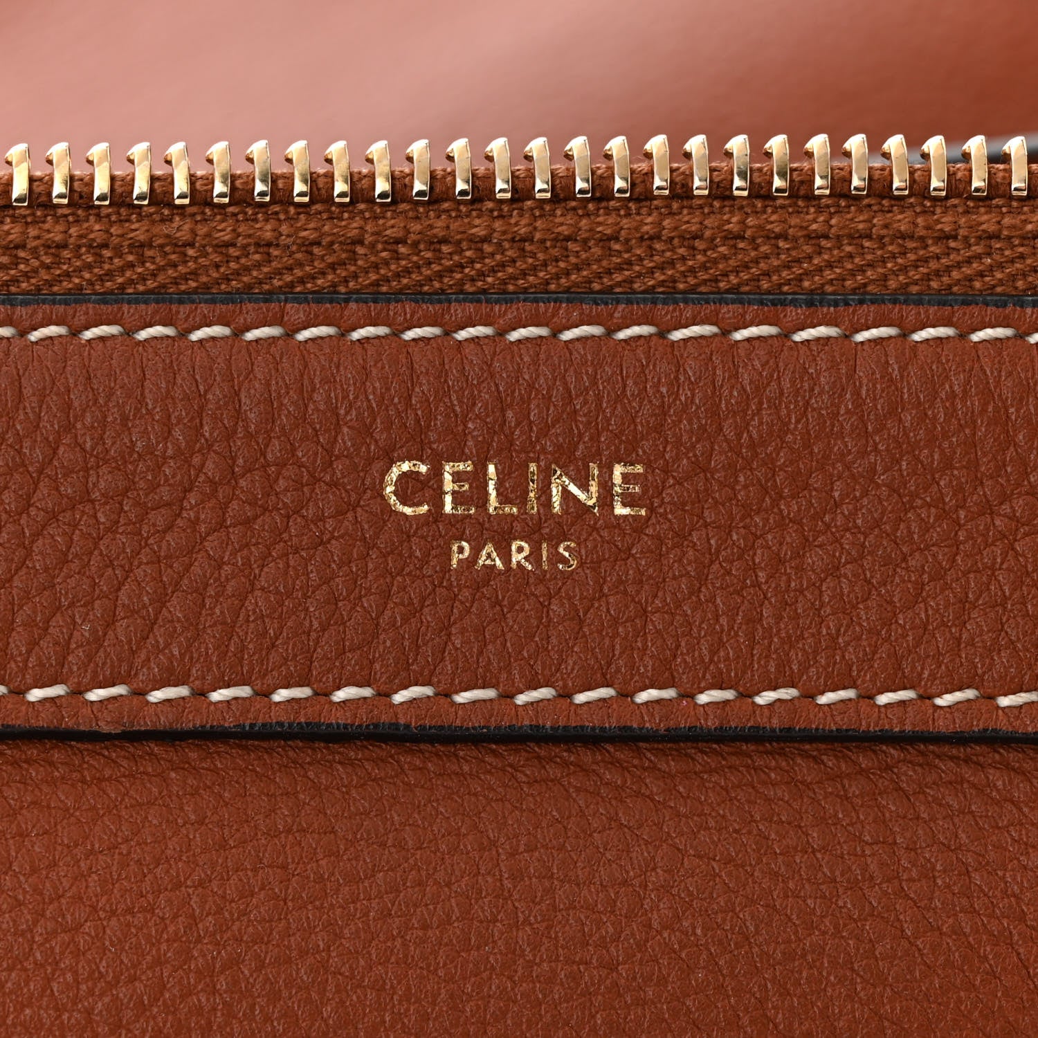 Celine Supple Calfskin Medium Strap Leandre Shoulder Bag Brown 6 of 13