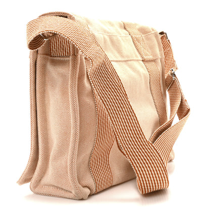 Hermes Canvas Herline Messenger Bag Orange 3 of 10