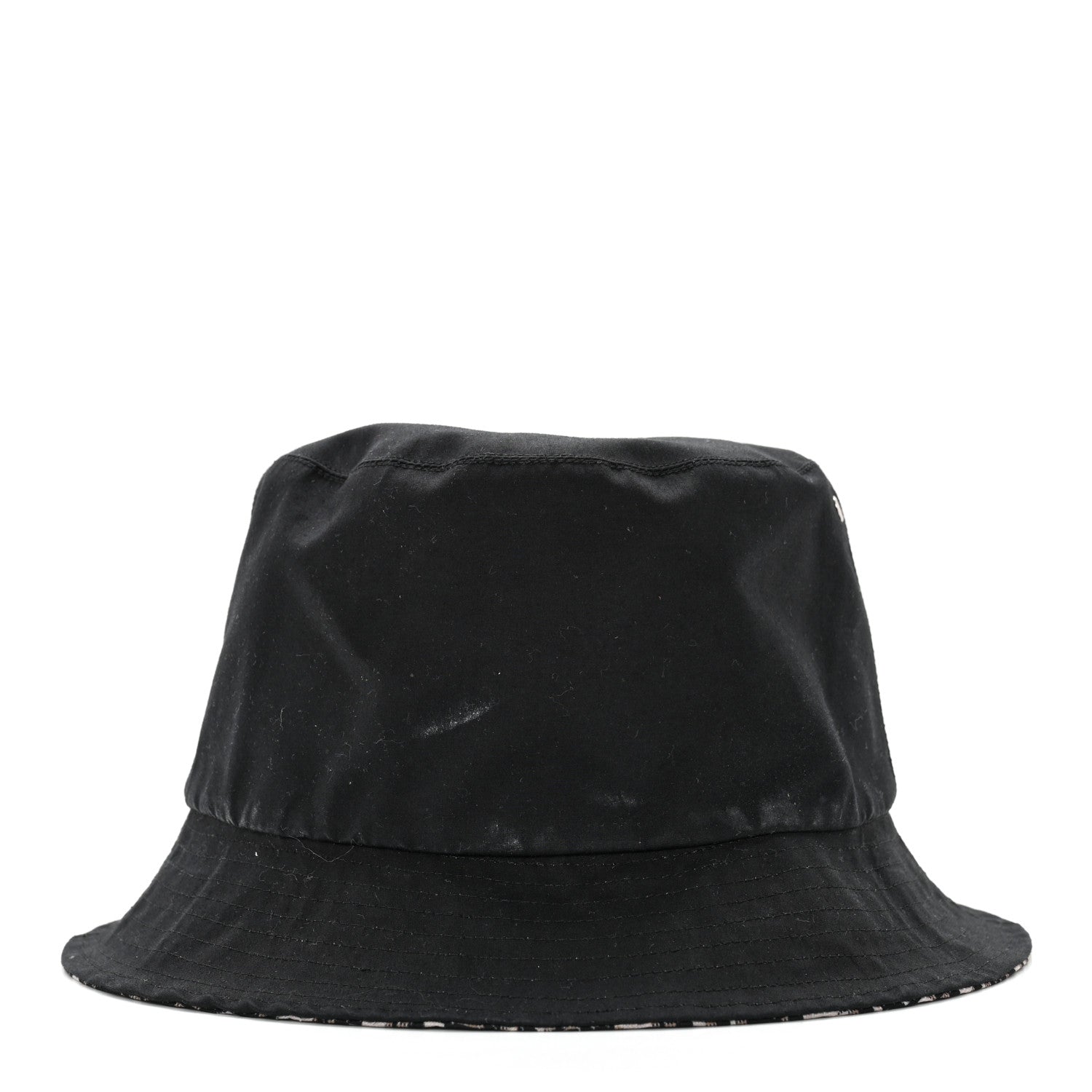 Christian Dior Oblique Reversible Teddy-D Brim Bucket Hat 58 Black 10 of 14
