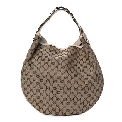 Gucci Monogram Large Wave Hobo Off White 1 of 11