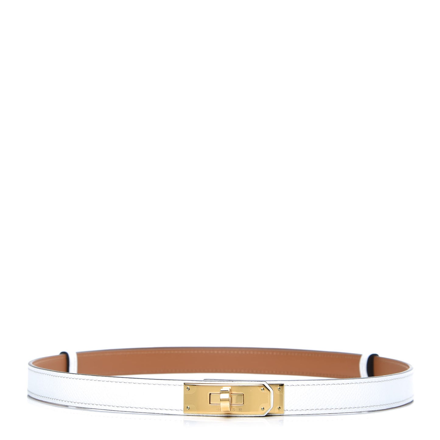 Epsom Kelly Belt White
