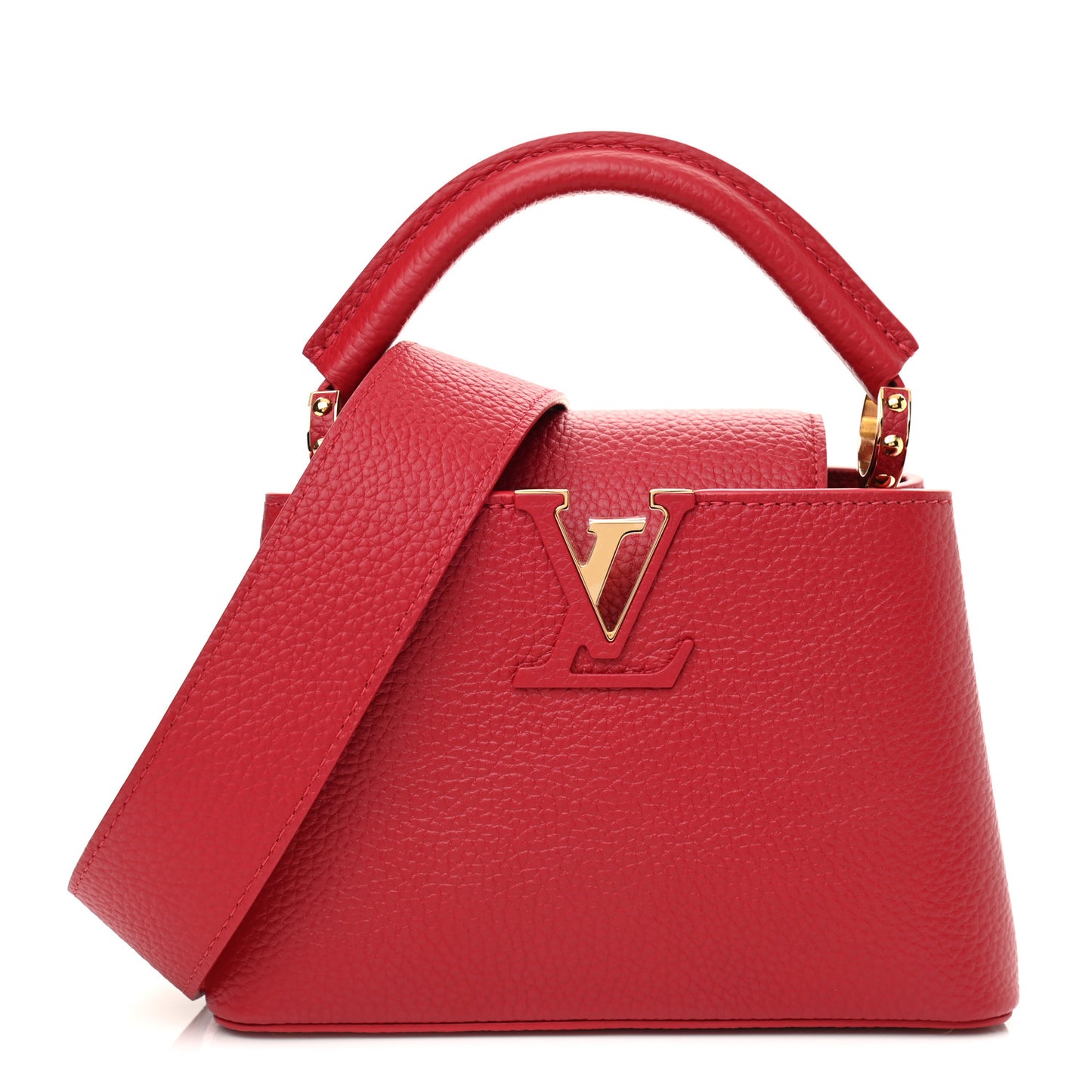 Taurillon Mini Capucines Scarlet
