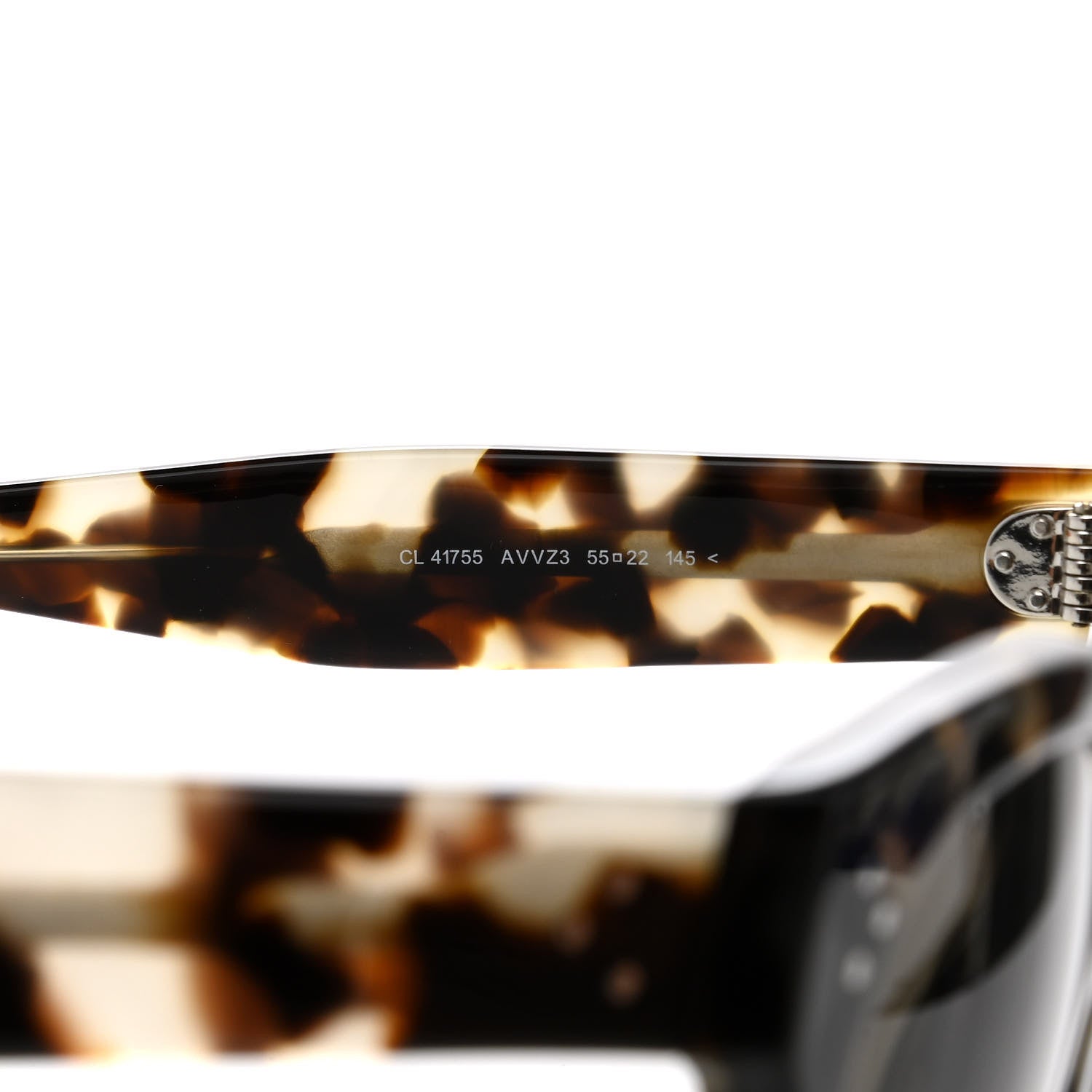 Celine Audrey Sunglasses CL 41755 Spotted Havana 5 of 6