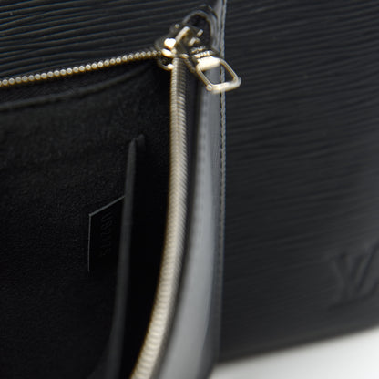 Louis Vuitton Epi Neverfull MM Black 9 of 11