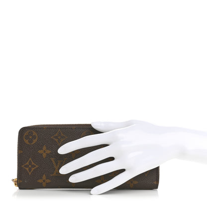 Louis Vuitton Monogram Clemence Wallet Rose Ballerine 2 of 12