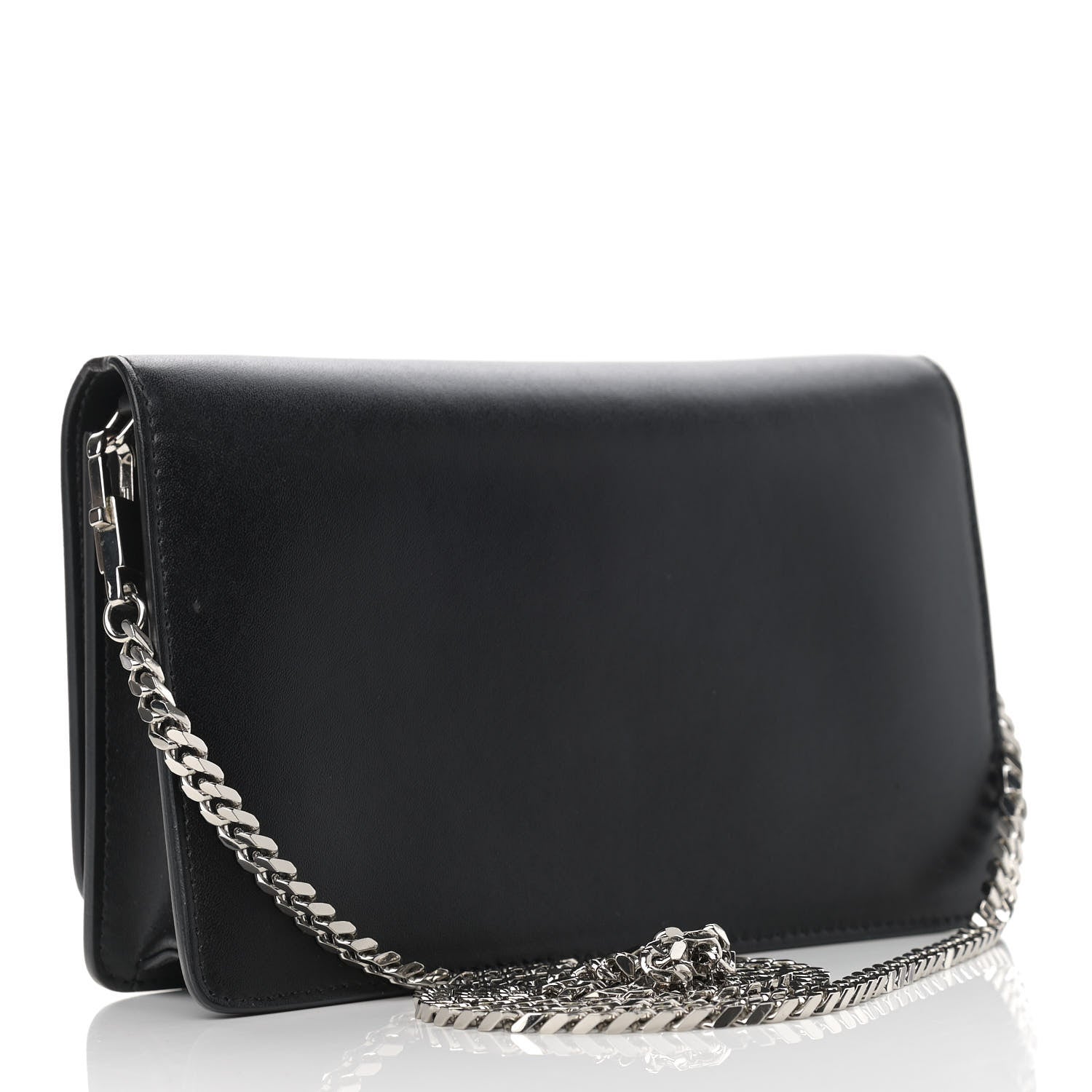 Givenchy Calfskin Star Pandora Chain Wallet Black 2 of 10