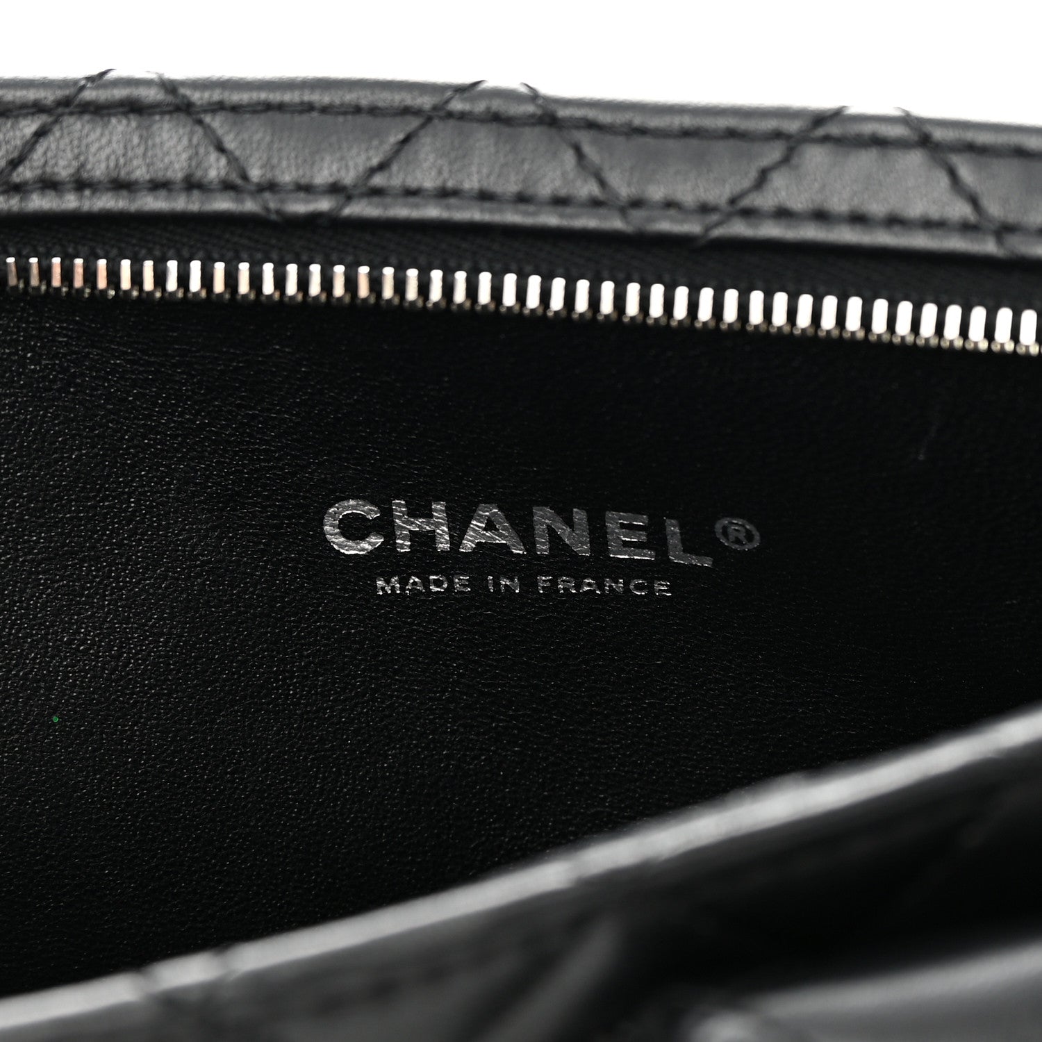 Chanel Lambskin Mineral Nights Pochette Wristlet Black 6 of 17