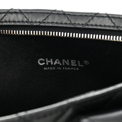 Chanel Lambskin Mineral Nights Pochette Wristlet Black 6 of 17